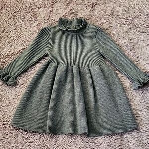 Grey toddler sweater dress